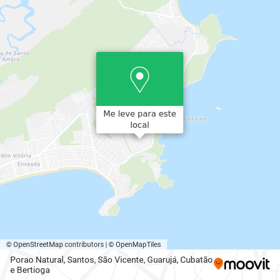 Porao Natural mapa