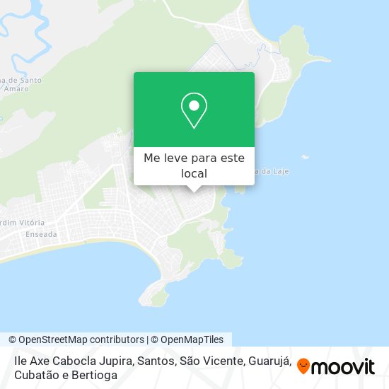 Ile Axe Cabocla Jupira mapa
