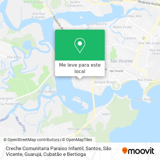 Creche Comunitaria Paraiso Infantil mapa