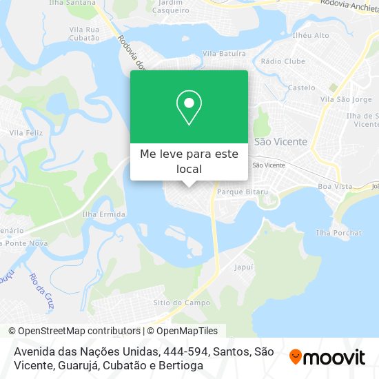 Avenida das Nações Unidas, 444-594 mapa