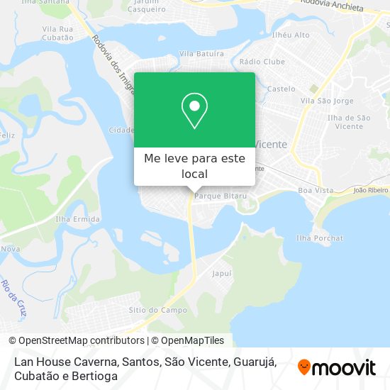 Lan House Caverna mapa