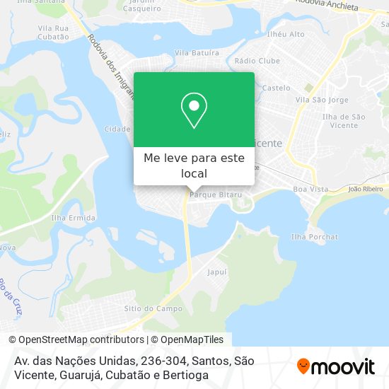 Av. das Nações Unidas, 236-304 mapa