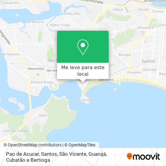 Pao de Acucar mapa