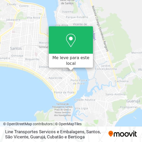 Line Transportes Servicos e Embalagens mapa