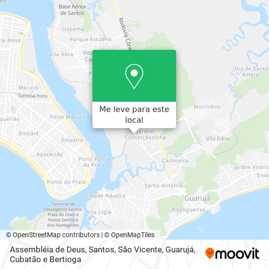 Assembléia de Deus mapa