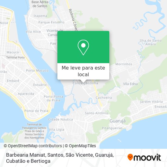 Barbearia Maniat mapa