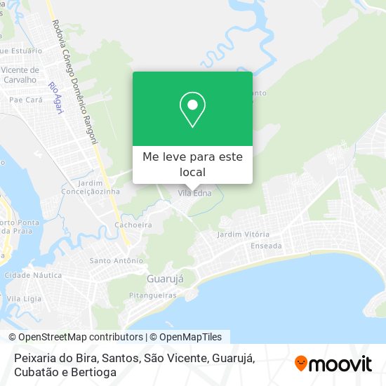 Peixaria do Bira mapa