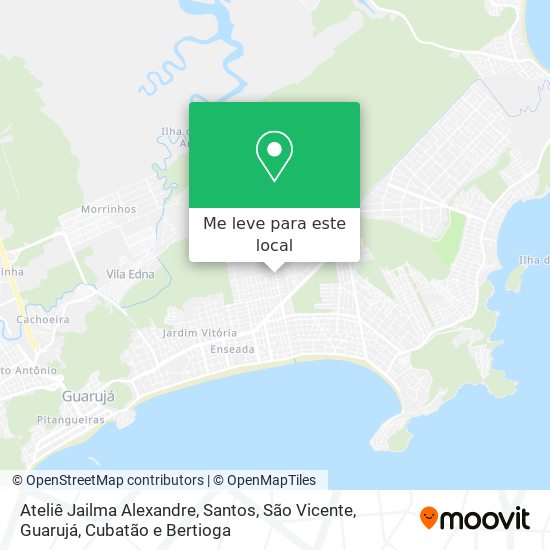 Ateliê Jailma Alexandre mapa