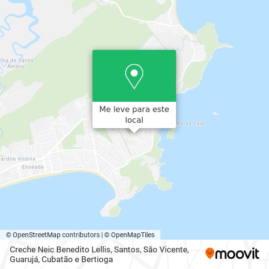 Creche Neic Benedito Lellis mapa