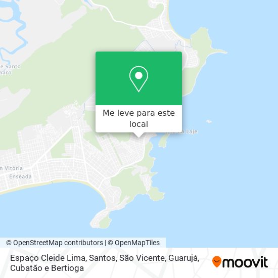 Espaço Cleide Lima mapa