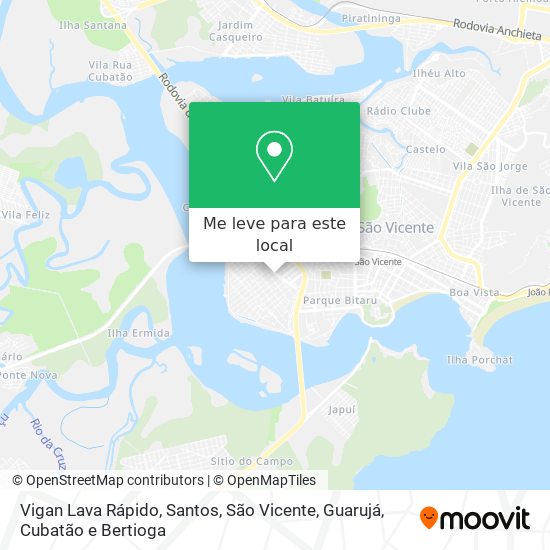 Vigan Lava Rápido mapa
