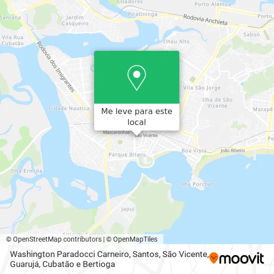 Washington Paradocci Carneiro mapa