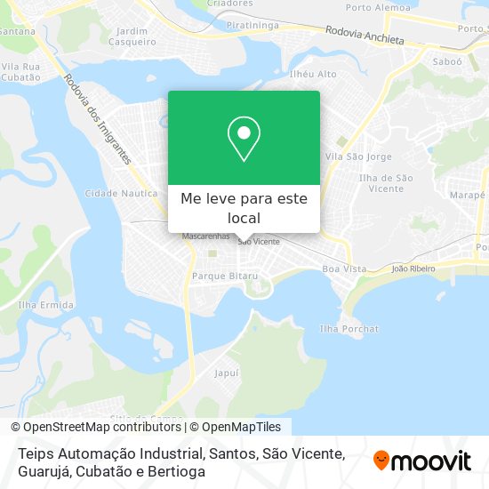 Teips Automação Industrial mapa
