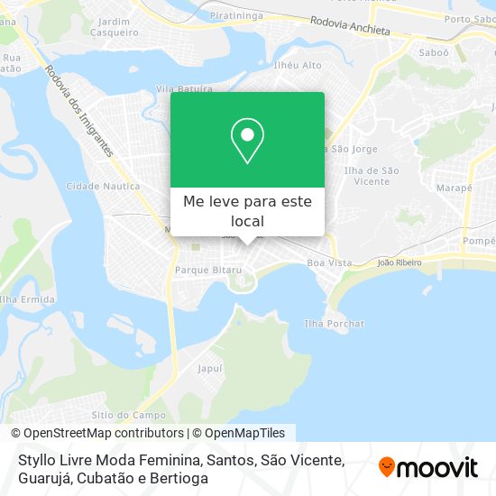 Styllo Livre Moda Feminina mapa
