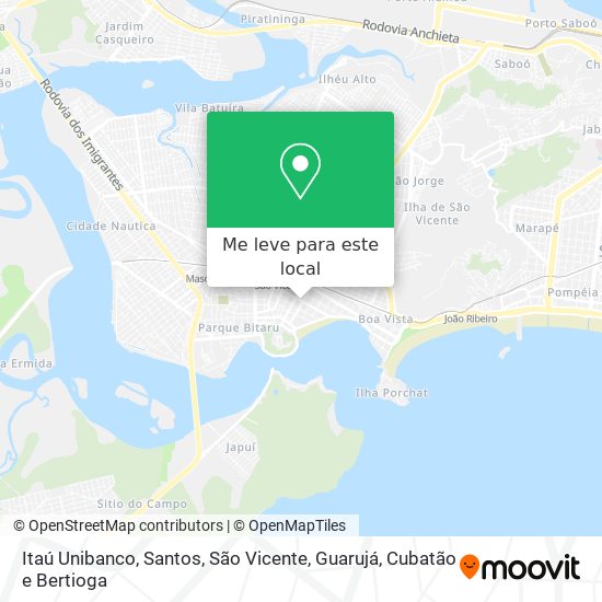 Itaú Unibanco mapa