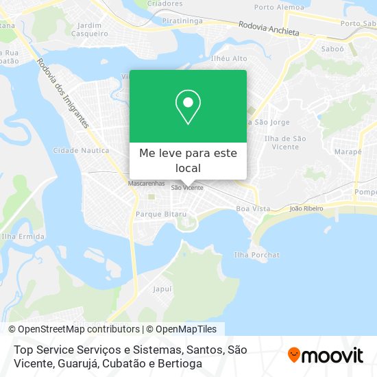 Top Service Serviços e Sistemas mapa