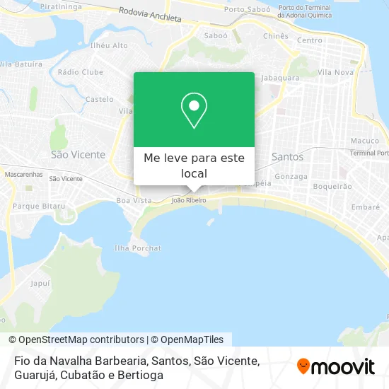 Fio da Navalha Barbearia mapa
