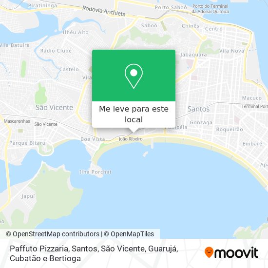 Paffuto Pizzaria mapa