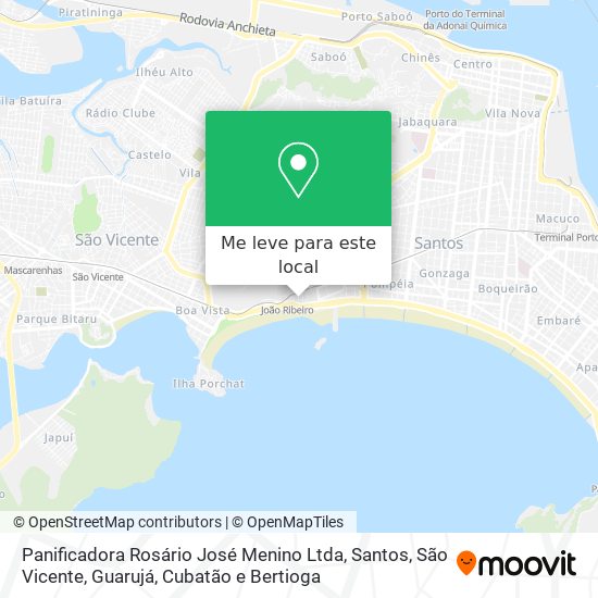 Panificadora Rosário José Menino Ltda mapa