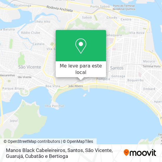 Manos Black Cabeleireiros mapa