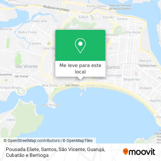 Pousada Eliete mapa