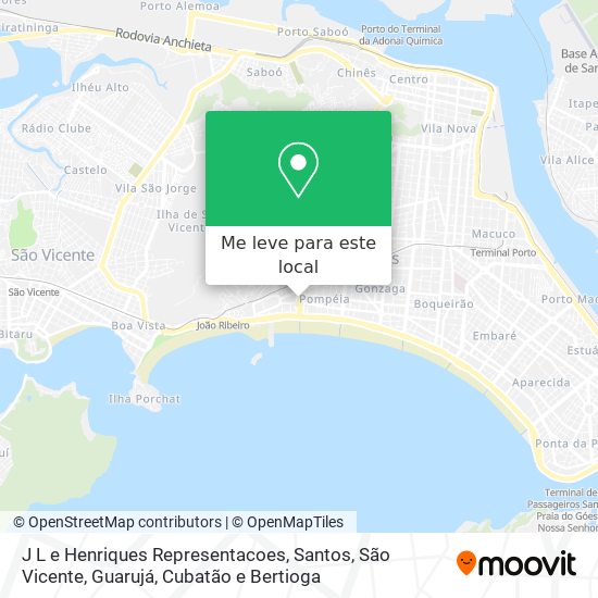 J L e Henriques Representacoes mapa