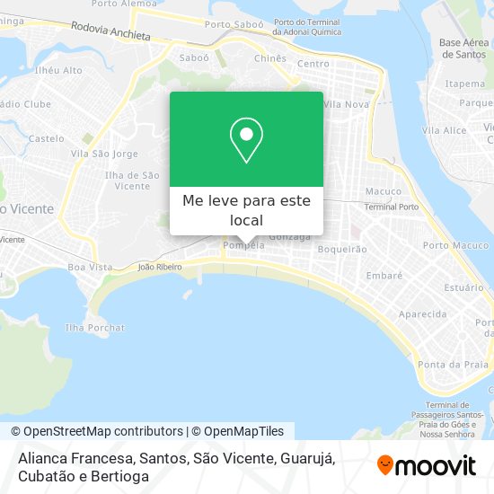 Alianca Francesa mapa