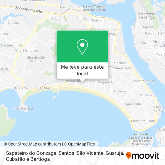 Sapateiro do Gonzaga mapa