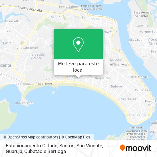 Estacionamento Cidade mapa