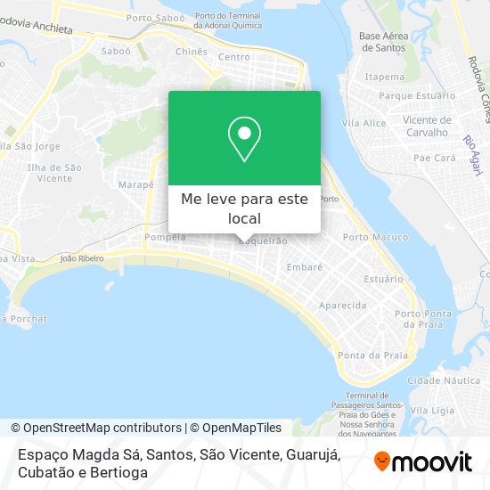 Espaço Magda Sá mapa