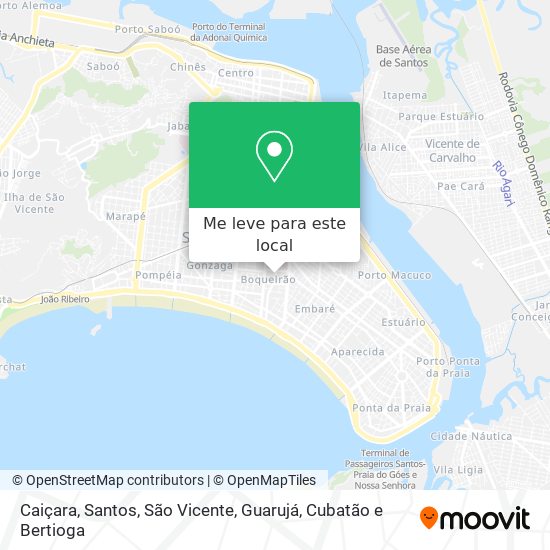 Caiçara mapa
