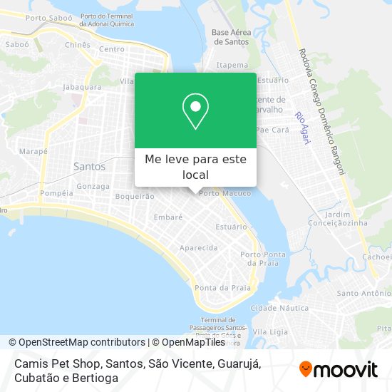 Camis Pet Shop mapa