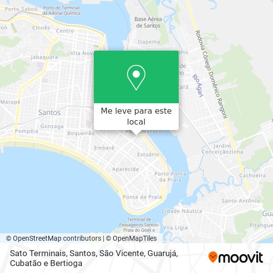Sato Terminais mapa
