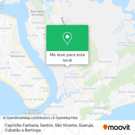 Capricho Fantasia mapa