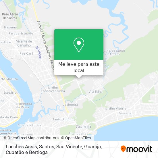 Lanches Assis mapa