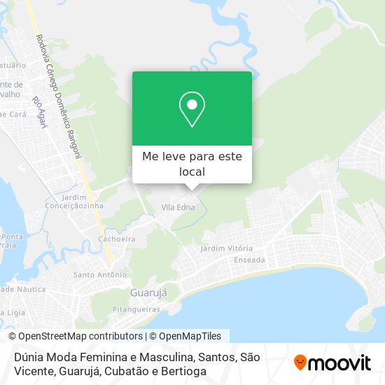 Dúnia Moda Feminina e Masculina mapa