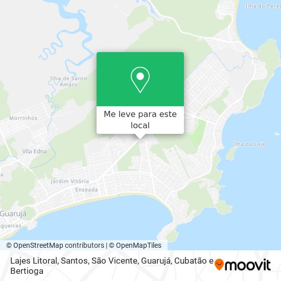 Lajes Litoral mapa