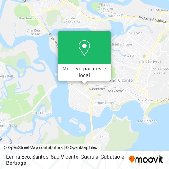 Lenha Eco mapa