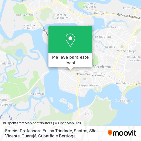 Emeief Professora Eulina Trindade mapa