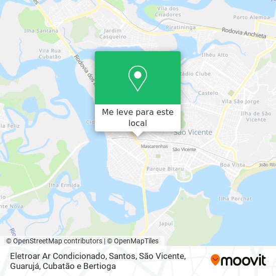 Eletroar Ar Condicionado mapa