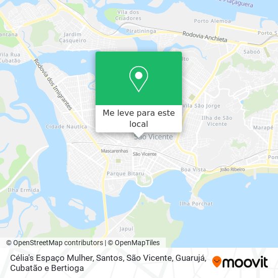 Célia's Espaço Mulher mapa
