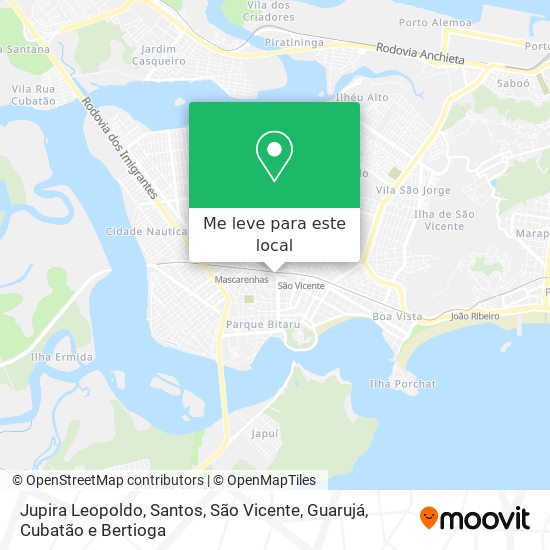 Jupira Leopoldo mapa