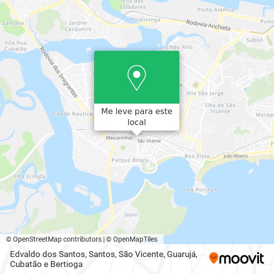 Edvaldo dos Santos mapa
