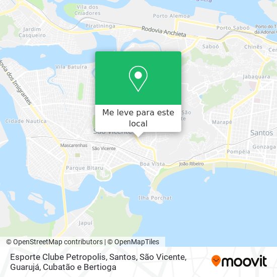 Esporte Clube Petropolis mapa