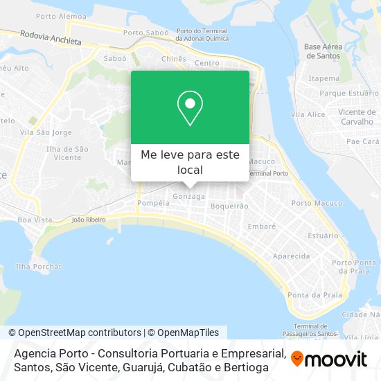Agencia Porto - Consultoria Portuaria e Empresarial mapa