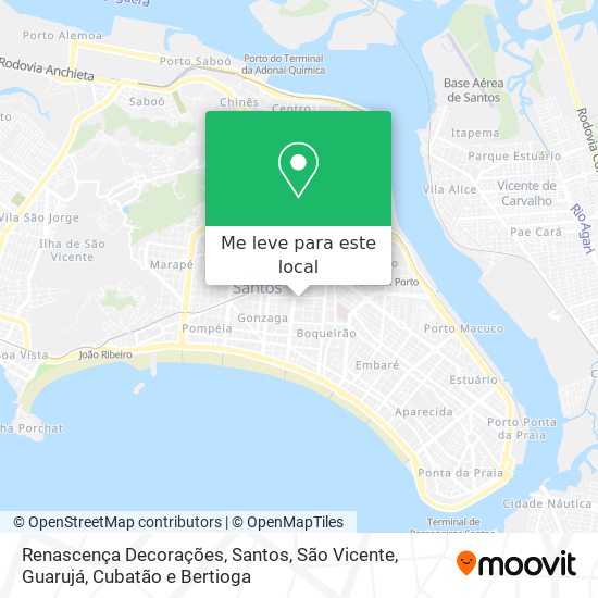 Renascença Decorações mapa