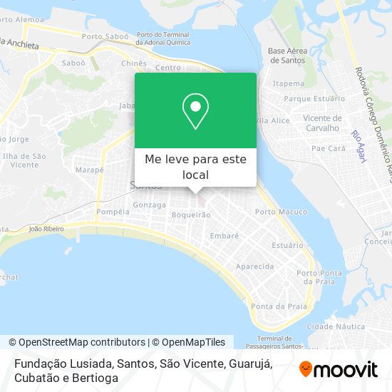 Fundação Lusiada mapa