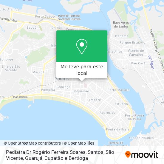 Pediatra Dr Rogério Ferreira Soares mapa