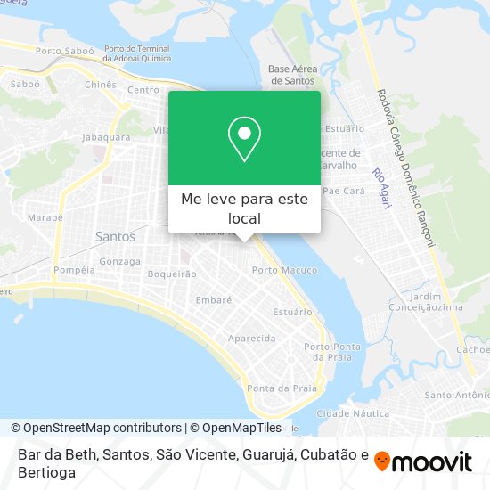 Bar da Beth mapa
