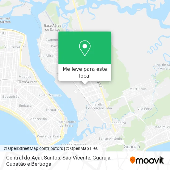 Central do Açaí mapa